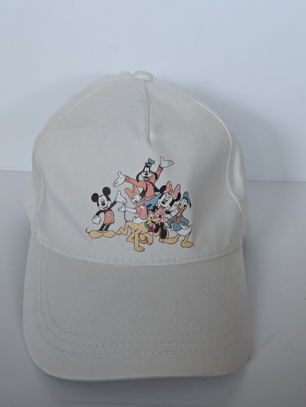 Disney Adult Cap/Hat Mickey Minnie Pluto Donald Daisy Goofy Adjustable Hat EUC
